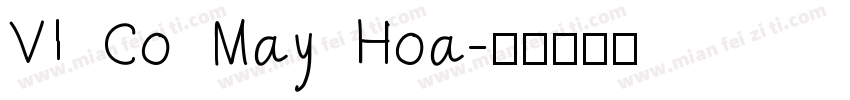 VI Co May Hoa字体转换